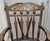 Chocolate Mid 20th Century Hitchcock Style Decorated Pine Windsor Dining Chairs- Set of 6 For Sale - Image 8 of 18