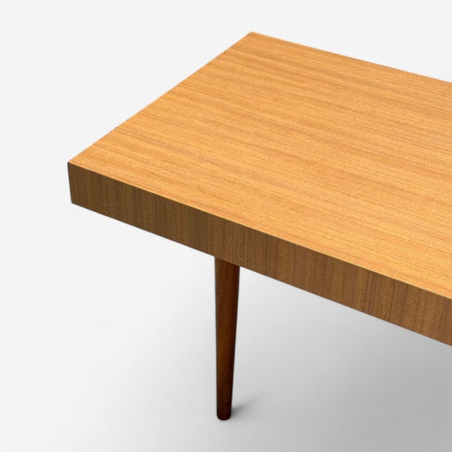 t.h. Robsjohn-Gibbings, Widdicomb, Mid-Century Modern, Desk, Cane, 1960s For Sale In New York - Image 6 of 11