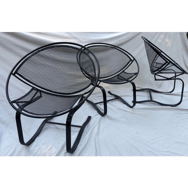 Maurizio Tempestini Tempestini Cantilever Radar Chairs - Set of 3 For Sale - Image 4 of 10