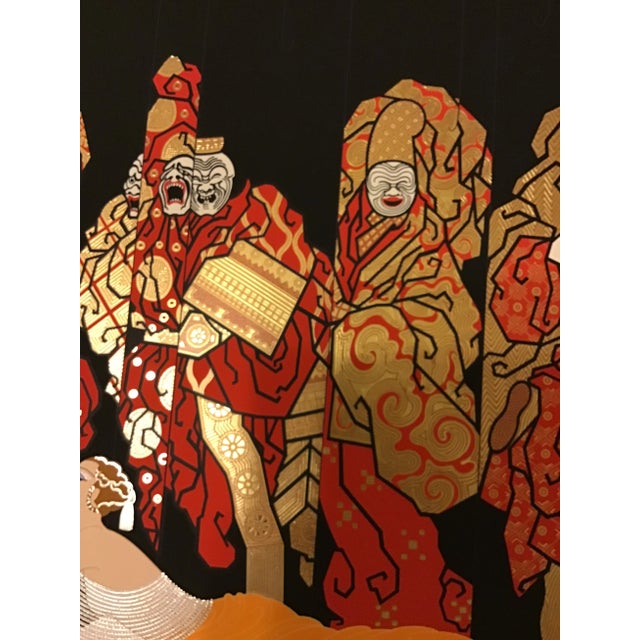 Black 1980s Erte Limited Edition Opium & Mah Jongg Suite Serigraphs - Set of 2 For Sale - Image 8 of 11