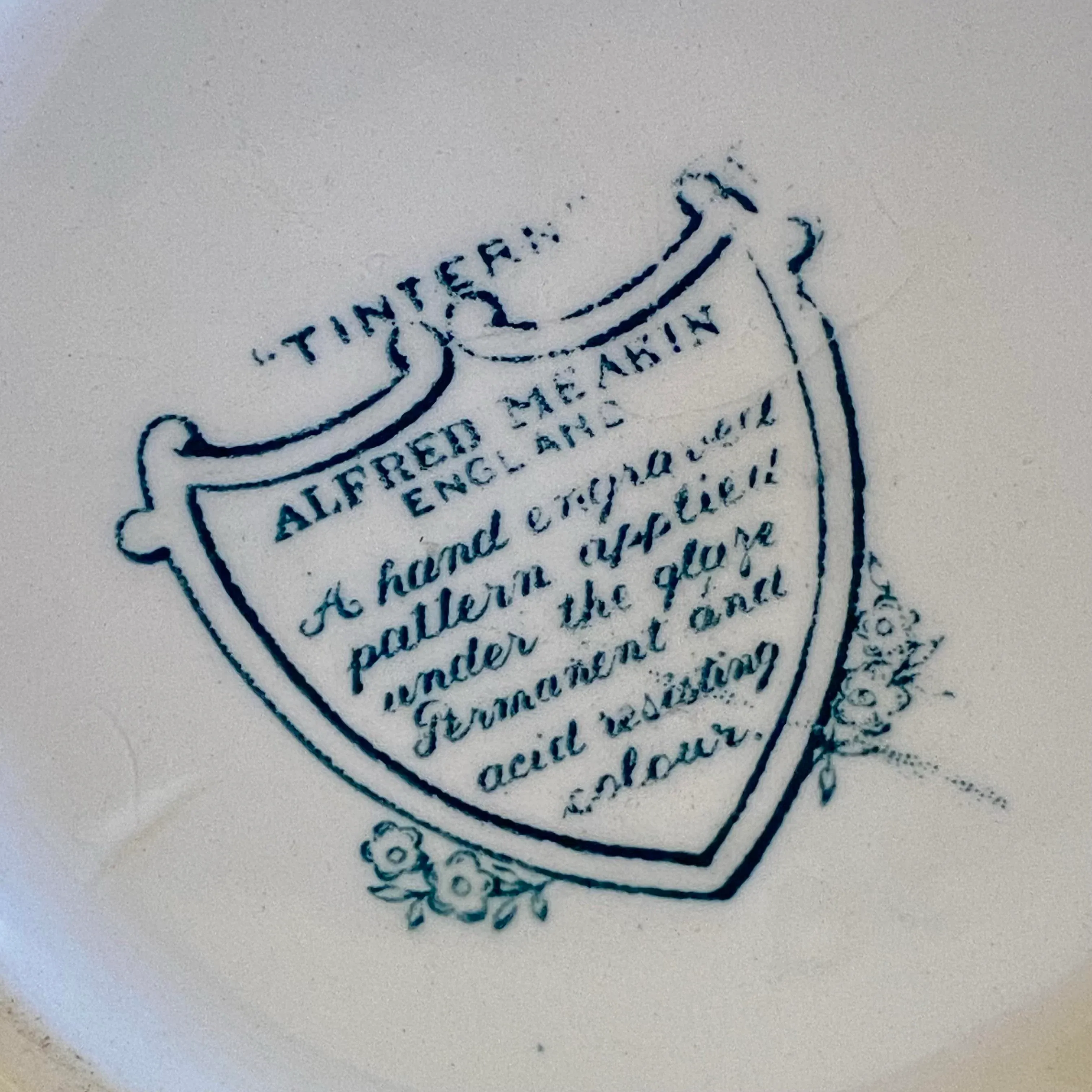 Antique Alfred Meakin Tintern Transferware Pitcher Jug C1920