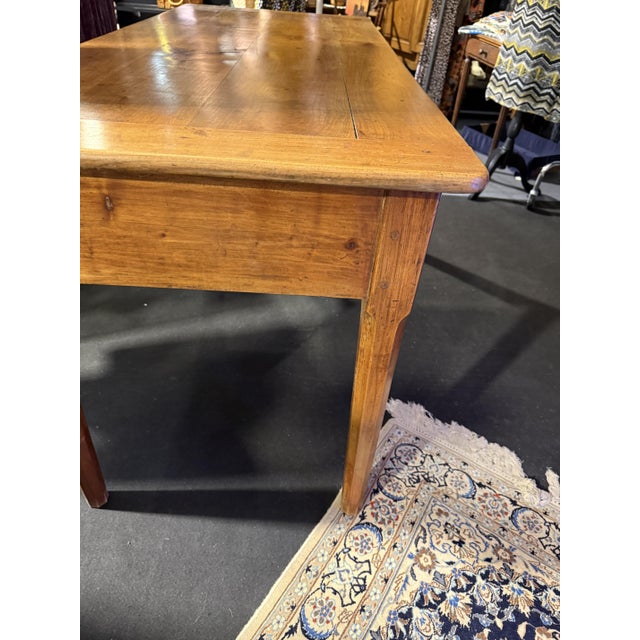 Farmhouse Table in Cherry For Sale - Image 4 of 8