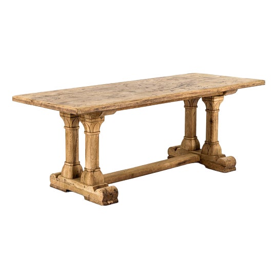 French Oak Monastery Table For Sale
