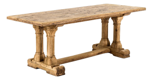 French Oak Monastery Table