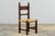 Brown Set of Six French Provincial Oak Rush Seat Dining Chairs, Mid-20th Century For Sale - Image 8 of 18