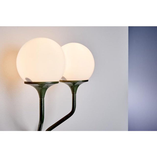 Wall Sconce with Two Globes by Goffredo Reggiani for Lampadari Reggiani, 1960s For Sale - Image 6 of 15