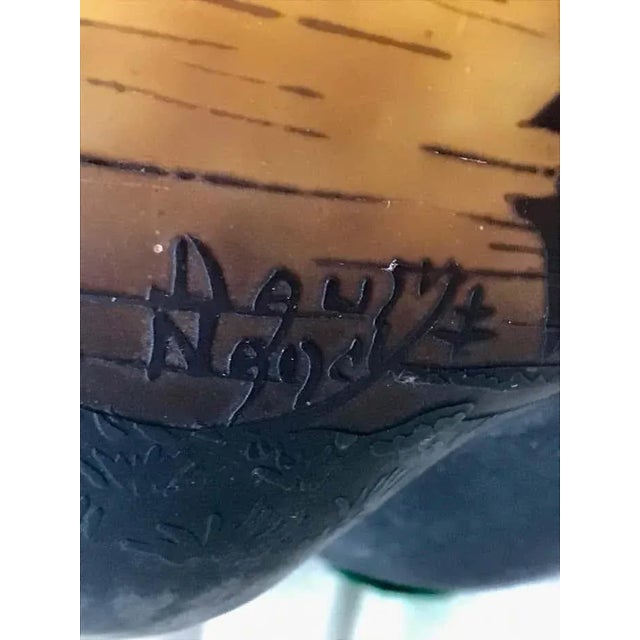 19th Century Daum Nancy Cameo Glass Vase For Sale - Image 12 of 12