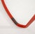 Wood Mid-Century Modern Italian Red and White Metal and Wood Chairs, 1980s, Set of 4 For Sale - Image 7 of 16