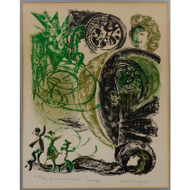 “en natt att minnas” (“a night to remember”) is a hand-signed color lithograph by swedish painter and graphic artist paul...
