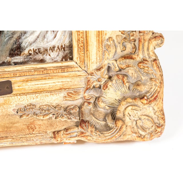 Textile Original, Turn of the Century Self-Portrait For Sale - Image 7 of 9