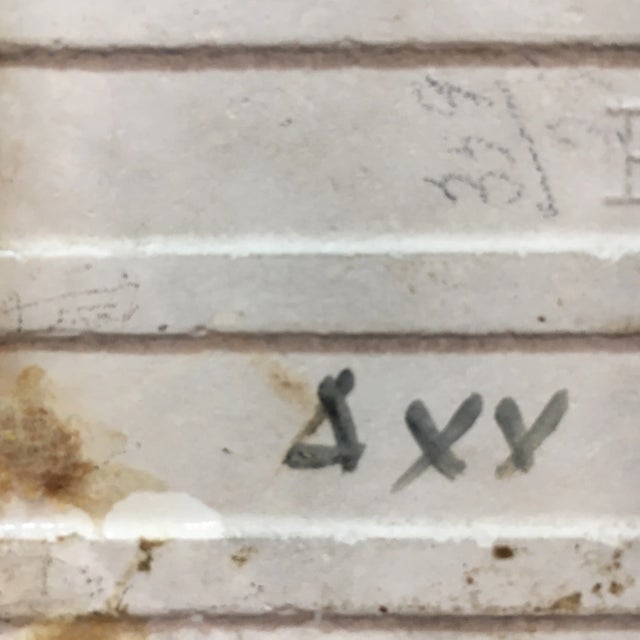 Cornflower Blue Minton Views Series Tile of Rodez Cathedral, Swetnam - 1885 For Sale - Image 8 of 8