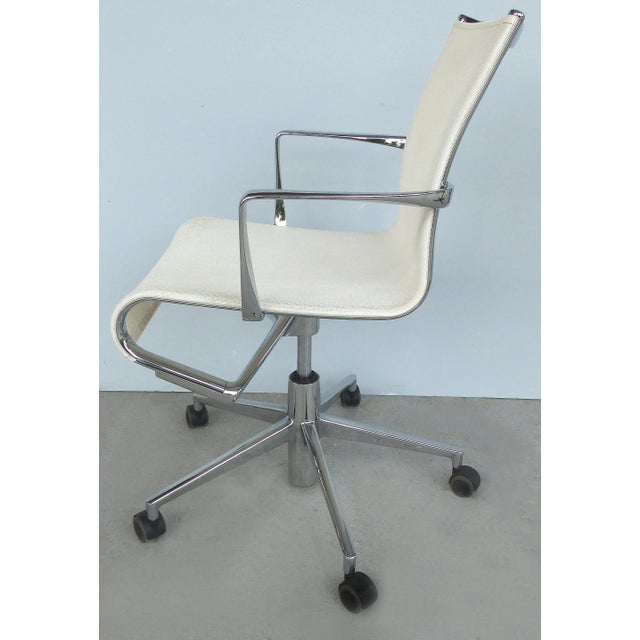 Modern Rolling Frame Swivel Chair with Armrests by Alberto Meda for Alias, Italy For Sale - Image 3 of 11