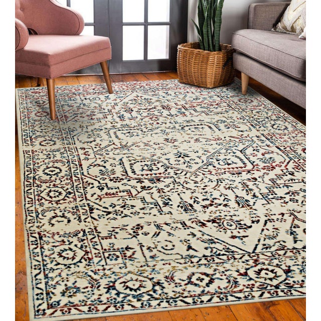 2020s 9x12 Lila Chic Multicolor Floral Modern Hand Knotted Wool & Viscose Carpet Rug For Sale - Image 5 of 5