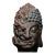 Vintage Bronze Two-Faced Head Sculpture Buddhist Deity Altar Bust 5.9" For Sale