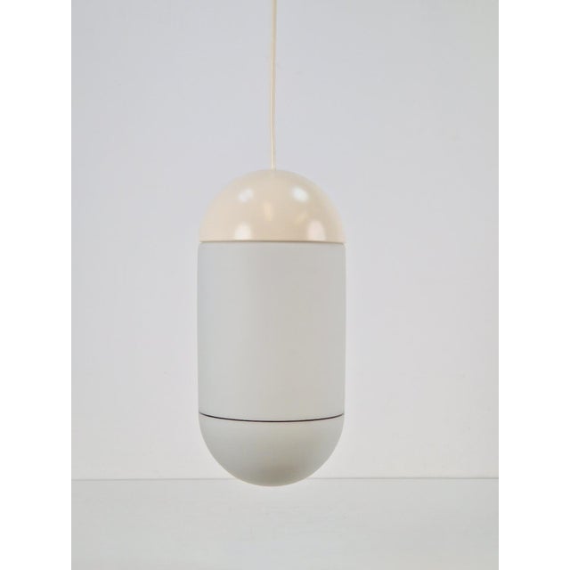 Vintage Pill Pendant Lamp in Milk Glass from Peill & Putzler, Germany, 1960s For Sale - Image 6 of 15