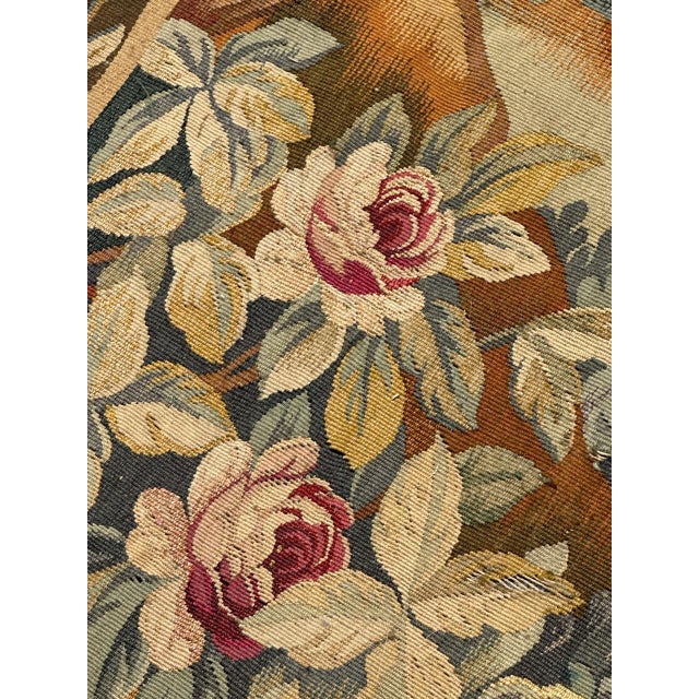 Antique French Handwoven Aubusson Tapestry, 1890s For Sale - Image 16 of 18