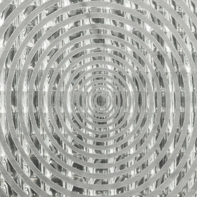 Mid 20th Century Vintage Mid Century Art Glass Mirror in the Style of Victor Vasarely For Sale - Image 5 of 5