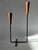 Mid-Century Teak and Metal Candleholder, Denmark, 1960s For Sale - Image 12 of 16
