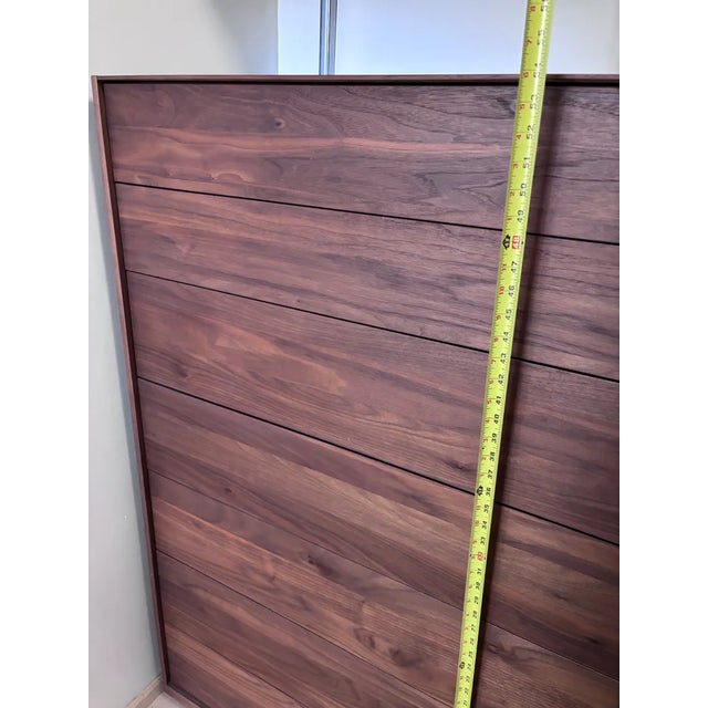 Wood Mid Century Style Walnut Mobican Highboy For Sale - Image 7 of 7