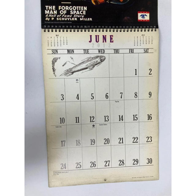 Wonder Stories Calendar 1930's Covers by Gernsback-Frank R Paul Collectible For Sale - Image 9 of 13