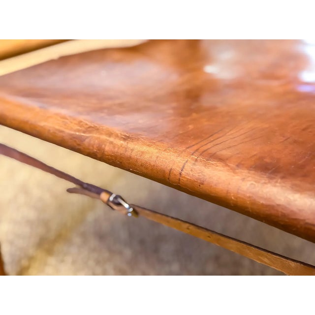 Safari Lounge Chair in Oak and Cognac Leather by Wilhelm Kienzle for Kaare Klint, 1950s For Sale - Image 12 of 18