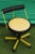 Black Bieffeplast Swivel Vintage Yellow Desk Chair, Italy, 1980 For Sale - Image 8 of 8