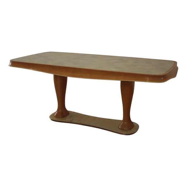 Mid-Century Modern Table in Walnut by Vittorio Dassi, 1950s For Sale