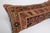 Antique Handwoven Tribal Throw Rug Pillow -16'' X 39'' For Sale - Image 4 of 11