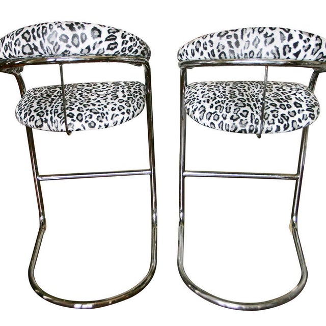 Vintage Mid Century Counter StoolsNewly Reupholstered Chairish