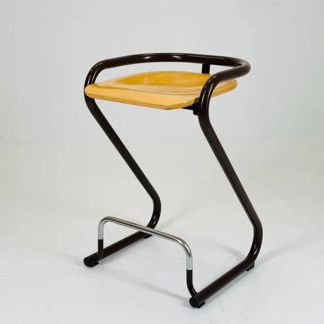S70 Bar Chair in Black by Lindau and Lindekrantz for Lammhults, 1960s For Sale - Image 9 of 9