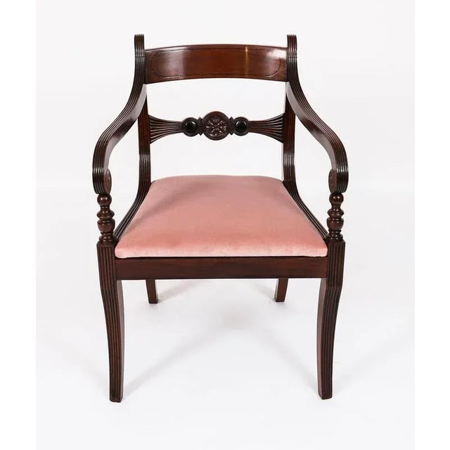 Hollywood Regency Antique Regency Bar Back Dining Chairs, 1830s, Set of 12 For Sale - Image 3 of 18