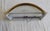 Vintage German Wall Lamp with Gold-Colored Metal Frame and Matte Vaulted Glass from Bankamp, 1990s For Sale - Image 4 of 9
