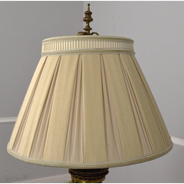 Regency Elephant Bronze Mounted Urn Table Lamp For Sale - Image 4 of 10