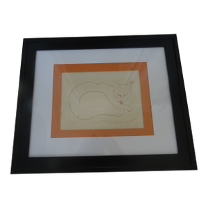 1970s Sleeping Kitty by Shawn Brooks