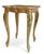 18th Century Florentine Rococo Revival Italian Gilt Accent Side Table, 1950s For Sale - Image 9 of 14
