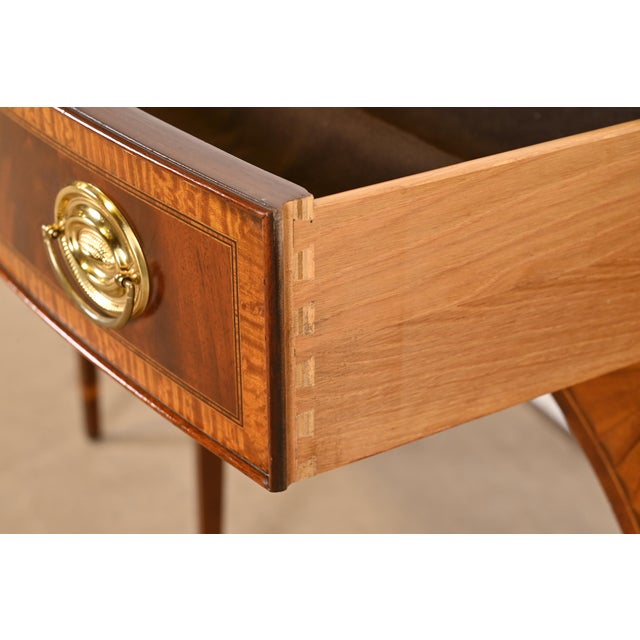 Brown Councill Federal Inlaid Flame Mahogany and Satinwood Sideboard Credenza For Sale - Image 8 of 14