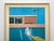 This David Hockney rare vintage 1988 lithograph print custom framed iconic Metropolitan Museum of Art exhibition poster "...