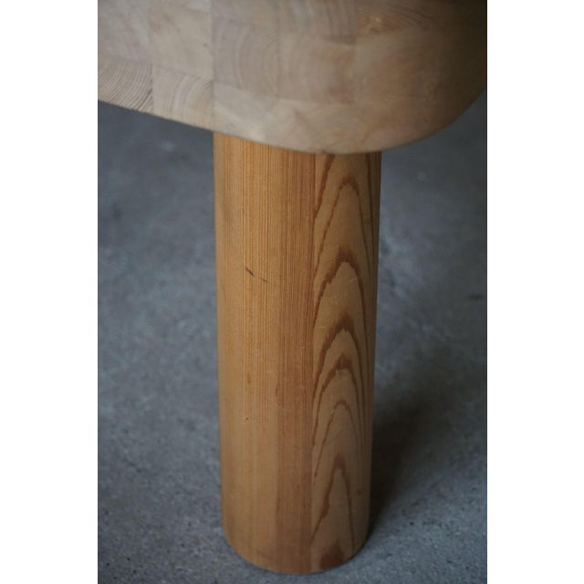 Danish Modern Square Coffee Table in Pine with Chunky Legs attributed to Rainer Daumiller, 1950s For Sale - Image 11 of 18