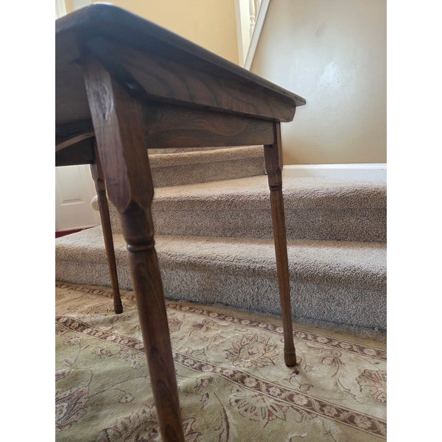 Early 20th Century Antique Wood Folding Table For Sale - Image 5 of 16