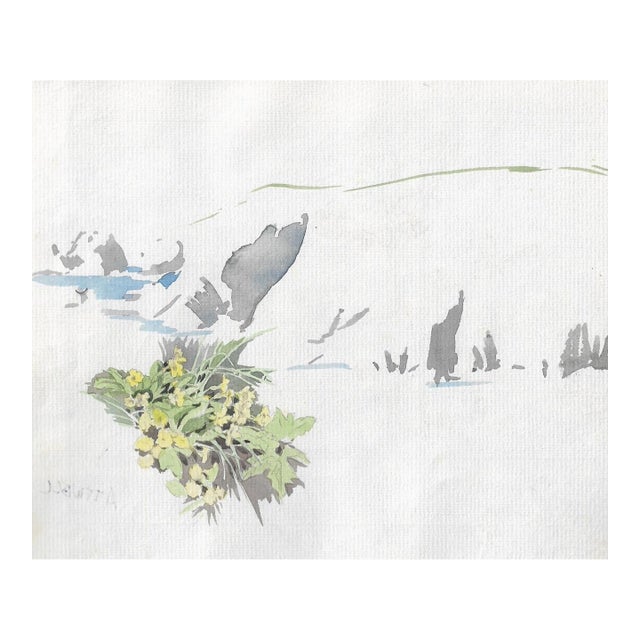 Ivy Attwell Channel Islands Botanical Watercolor For Sale