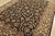 Farmhouse Agra Rug 9’2” X 12’1” Black Wool Traditional Hand-Knotted Oriental Carpet For Sale - Image 3 of 14