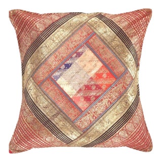 Pasargad DC Sari Silk Square Pillow Case For Sale