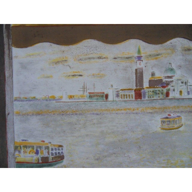 Pierre GARCIA-FONS (1928-2016) View of Venice Original color lithograph Signed in pencil Limited edition of 120 copies or...