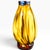 Vintage Murano Amber Swirl Art Glass Bud Vase, 1980s Italian Hand Blown (6" Height) For Sale - Image 13 of 15
