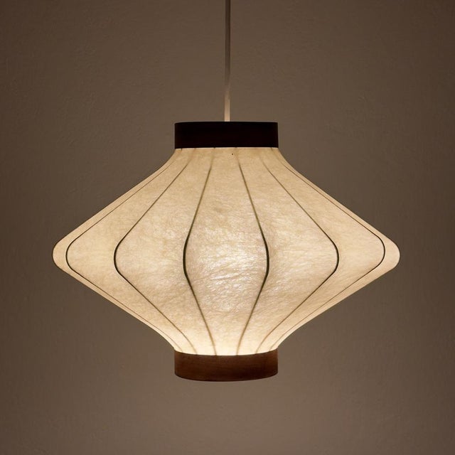 Mid-Century Modern Cocoon Pendant Lamp by Achille Castiglioni, 1960s For Sale - Image 10 of 18