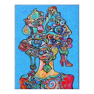 Alexander Arshansky, "Life Coach" Abstract/Cubist Piece For Sale
