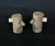 This set of funny face art pottery salt and pepper shakers are is sure to be a conversation starter at your next dinner...