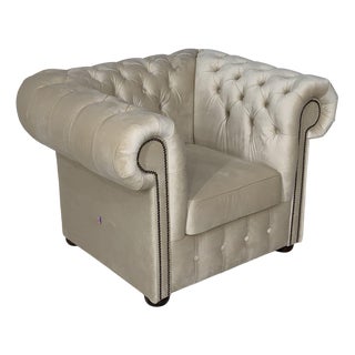 Chesterfield Two-Seater Lounge Chair For Sale
