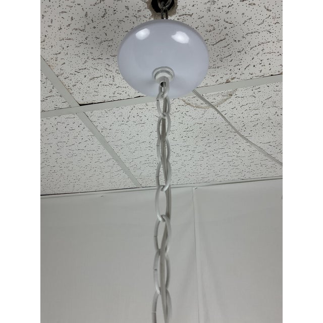 White Metal Monkey Gazebo Lantern For Sale - Image 8 of 9