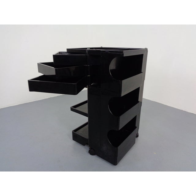1960s Black Boby Trolley by Joe Colombo for Bieffeplast, Italy, 1960s For Sale - Image 5 of 16